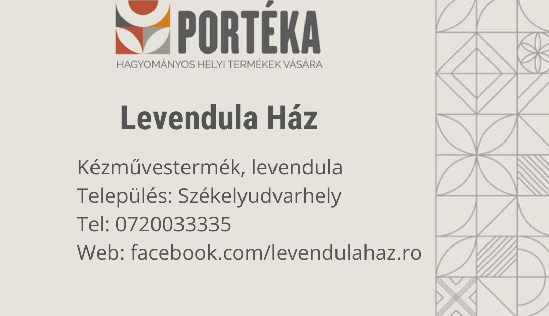 Levendula haz